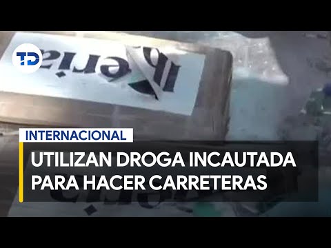 En Ecuador, policía convierte 21 toneladas de droga en cemento