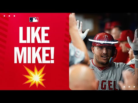 Mike Trout KEEPS CRUSHING! The Angels star ties the league lead in home runs!