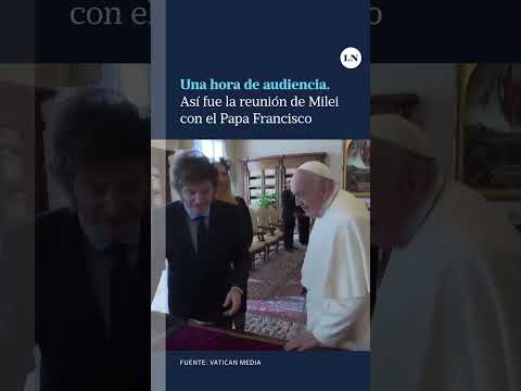 Los obsequios que Milei le dio al Papa y el medallón del Sumo Pontífice para el Presidente