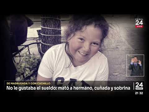 No le gustaba el sueldo: mató a hermana, cuñada y sobrina | 24 Horas TVN Chile