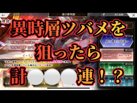 【アナザーエデン】【アナデン】異時層ツバメ夢見！回したら予想以上に時間がかかりました・・・【Another Eden】