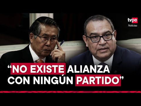 Premier Alberto Otárola: No existe ninguna alianza con ningún partido político en el Congreso