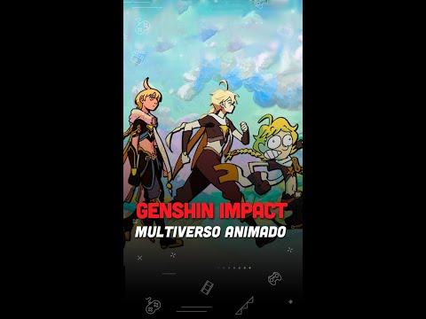 Genshin Impact en diferentes versiones animadas #genshinimpact #Myhoyo #hoyoverso #hoyoverse