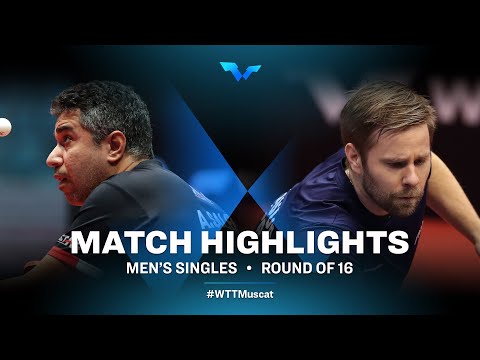 Table Tennis 🥍 Ahmed Saleh vs Jon Persson | MS | WTT Contender Muscat 2022 (R16)