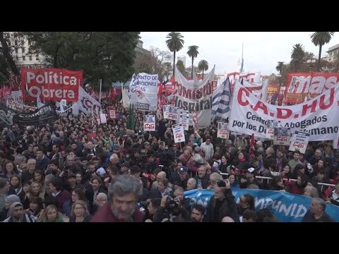 'We are dismayed': Rally in Buenos Aires to demand release of activists detained in recent protests