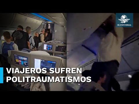 Boeing sufre fuertes turbulencias y pasajeros salen heridos