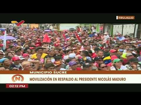 TRUJILLO - SABANA DE MENDOZA | Marcha en apoyo al Presidente Nicolás Maduro