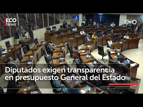 Diputados independientes exigen transparencia en el presupuesto. | #Eco News