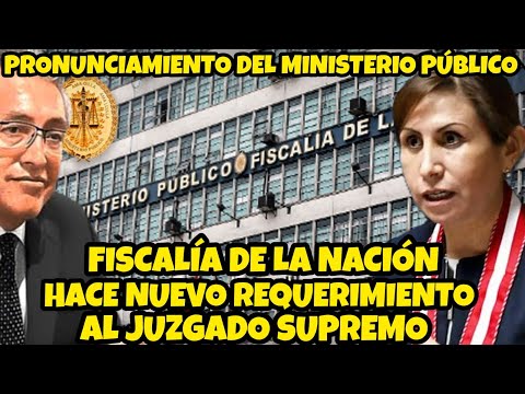 MINISTERIO PÚBLICO HACE NUEVA SOLICTUD AL JUZGAD0 SUPREM0 SOBRE PATRICIA BENAVIDES