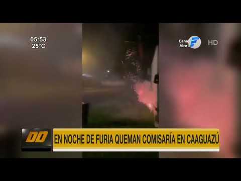 Atacan Comisaría en Caaguazú