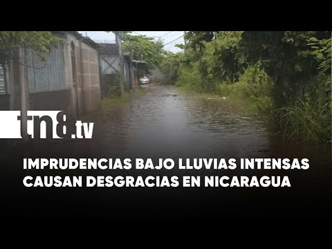 Desafío a la naturaleza: La imprudencia bajo la lluvia en Nicaragua