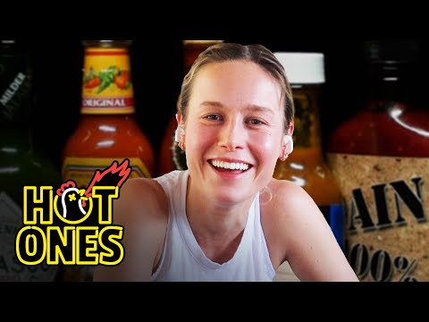 Brie Larson Takes On a New Form While Eating Spicy Wings | Hot Ones