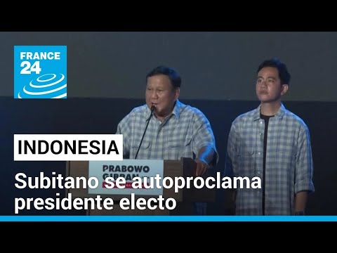 Indonesia: Subianto celebra victoria en elecciones presidenciales sin resultados oficiales