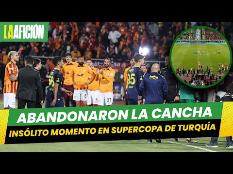 ¿Por qué el Fenerbahçe abandonó la Supercopa de Turquía contra el Galatasaray?