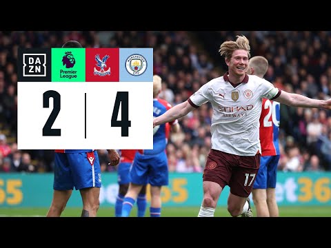 Crystal Palace vs Manchester City (2-4) | Resumen y goles | Highlights Premier League