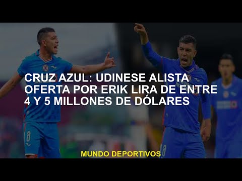 Cruz Azul: Udinese Enlista por Erik Lira entre 4 y 5 millones de dólares