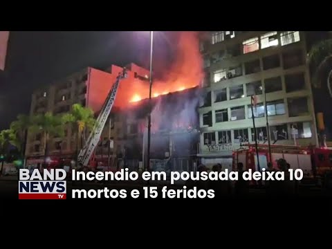 Polícia investiga causas de incêndio em pousada | BandNewsTV