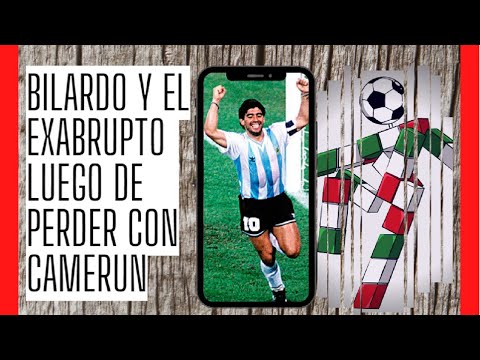 ITALIA 90 y un inicio complicado  La frase de BILARDO que MARADONA cuestionó