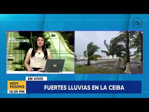 Fuertes lluvias en la Ceiba