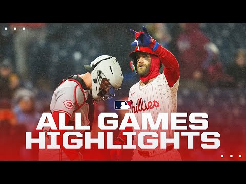 Highlights from ALL games on 4/2! (Bryce Harper 3-homer game, Mookie Betts stays hot and more!)