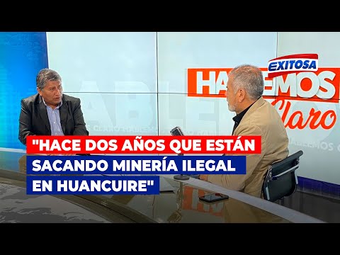 Fernando Castillo: Hace dos años que están sacando minería ilegal en Huancuire