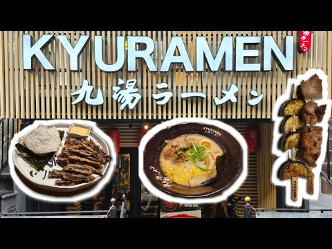 Back at KyuRamen NYC - Omurice!  Takoyaki Balls!  Rice Burgers!