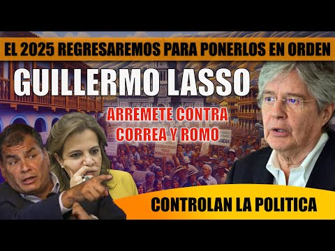 Lasso sigue soñando: De Presidente Controversial a Candidato Autoproclamado para 2025
