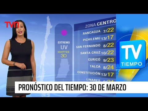Pronóstico del tiempo: Martes 30 de marzo | TV Tiempo