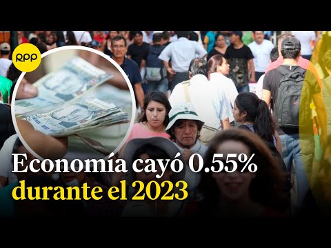 Economía peruana en el 2023 cayó 0.55%: ¿Cómo nos afecta?