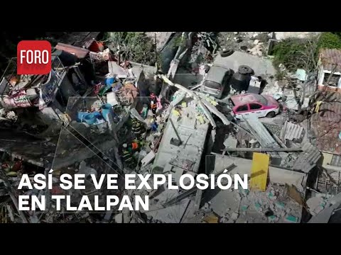 Colapsa vivienda tras explosión en vivienda en Tlalpan, CDMX - Expreso de la Mañana