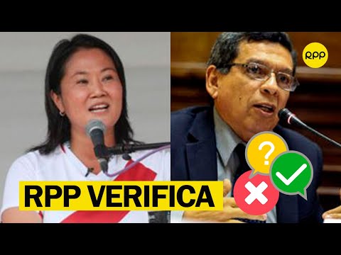 ? Declaraciones de Keiko Fujimori y Hernando Cevallos bajo el fact checking de #RPPVerifica