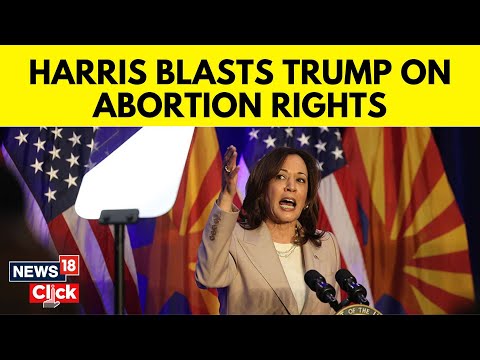 US Presidential Elections | U.S Vice President Kamala Harris Attacks Trump On Abortion Rights | N18G