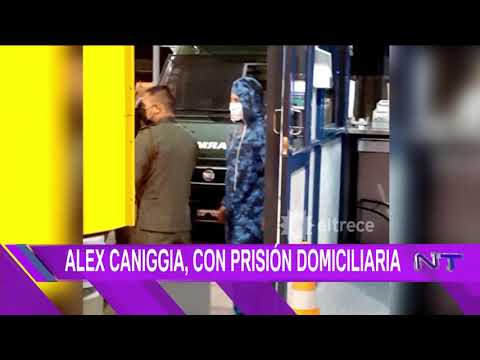 Alex Caniggia con prisión domiciliaria por romper la cuarentena con su novia