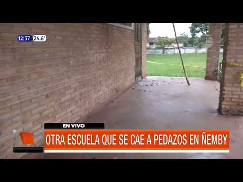 Otra escuela se cae a pedazos en Ñemby