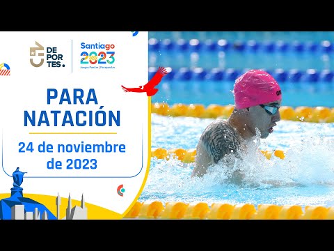 Vicente Almonacid se quedó con la plata en los 100m pecho SB8 de la Para natación - Santiago 2023