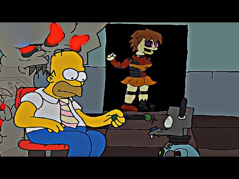 LA NUEVA ANIMATRÓNICA LUCY ATACA a HOMERO | Fun Times at Homer's 3 - Noches 1, 2 y 3 (FNAF Game)