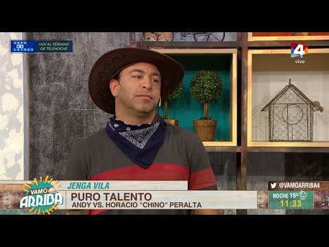 Vamo Arriba - Puro talento: Horacio Chino Peralta vs. Andy en el Jenga Vila