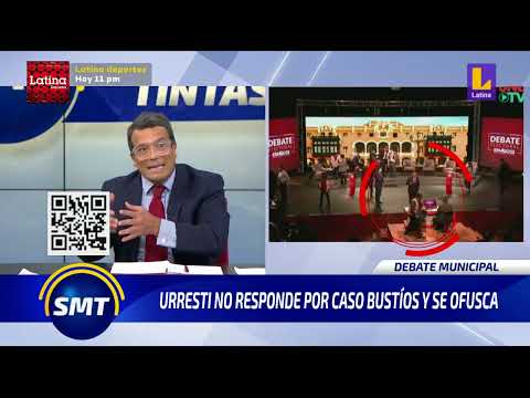 #SinMediasTintas  Daniel Urresti no responde por caso Bustíos y se ofusca
