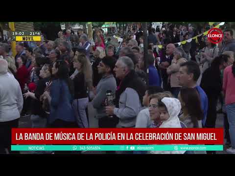 La Banda de Música de la Policía se presentó en la Fiesta Patronal de San Miguel