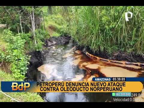 Petroperú denuncia nuevo ataque en oleoducto norperuano