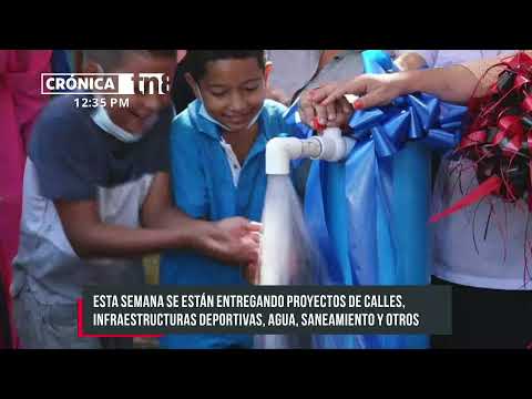 Alcaldías de Nicaragua entregarán 102 calles nuevas en esta semana
