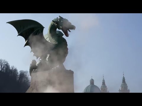 Slovenian town celebrates dragon history ahead of lunar new year
