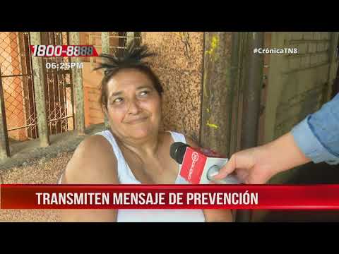 Managua: Familias reciben mensaje preventivo ante el coronavirus – Nicaragua
