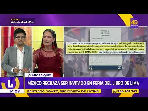 México rechaza ser invitado en la feria del libro de Lima