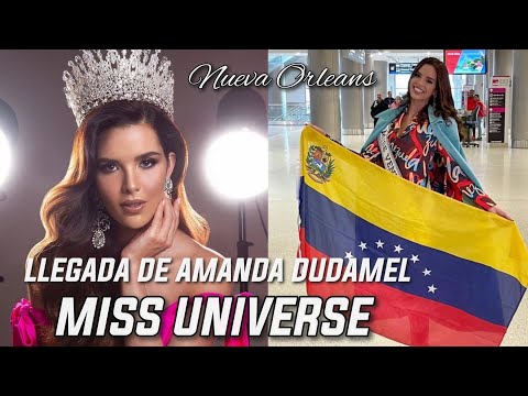 Miss Universo 2022 - Llegada de Amanda Dudamel Miss Venezuela a Nueva Orleans