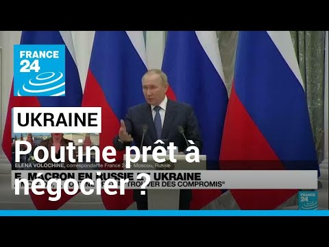 Ukraine : Vladimir Poutine semble prêt à trouver des compromis • FRANCE 24
