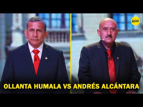 Debate presidencial del JNE: Ollanta Humala y Andrés Alcántara debaten sobre la educación en el Perú