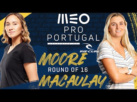 Surfing🌅🌊 Carissa Moore vs. Bronte Macaulay MEO Pro Portugal - Round of 16 Heat Replay