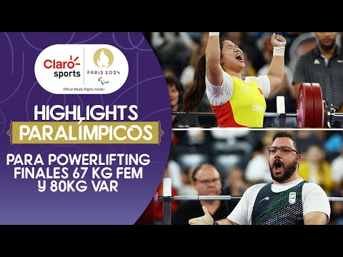 Parali?mpicos #Paris2024 | Para powerlifting finales  67 kg femenil y  80kg varonil | Highlights