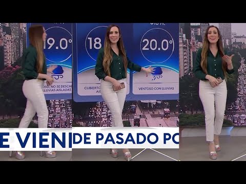 Marina Fernández da el pronóstico del tiempo en Está Pasando - TN 12/4/2024